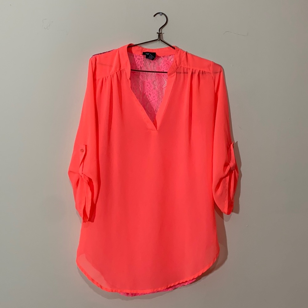 Rue 21 polyester lace blouse